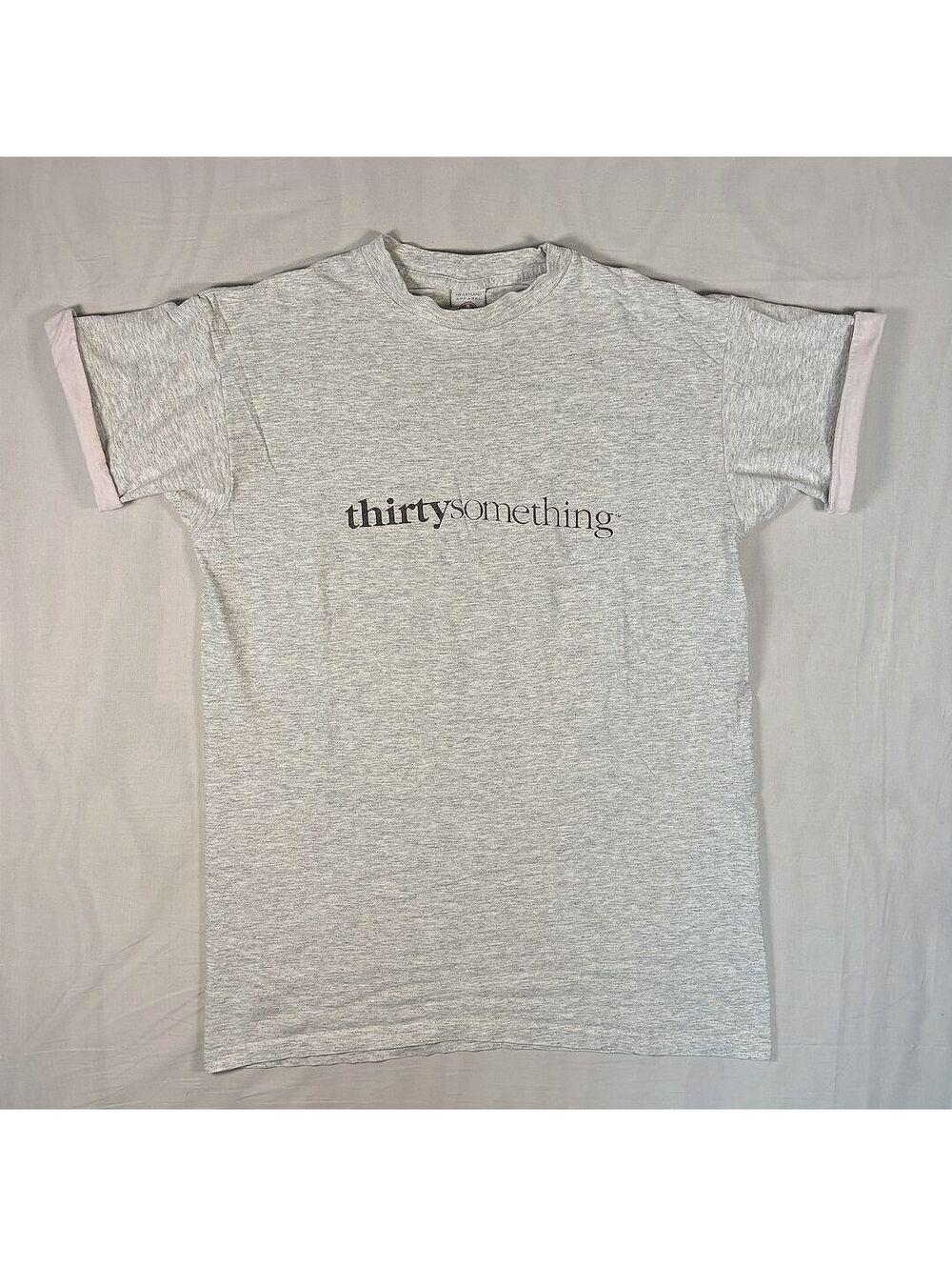 VTG 80s Thirtysomething TV Show Promo T-Shirt Heartland Apparel Made in USA XLT